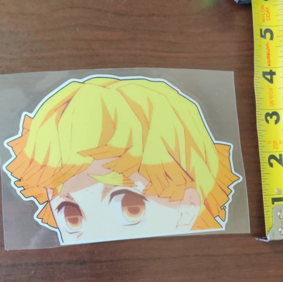 Zenitsu Demon Slayer Car Sticker Anime - Picture 4 of 4